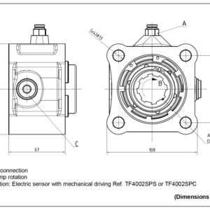 Коробка отбора мощности ABER ZF TF4002SP соосная — изображение 4